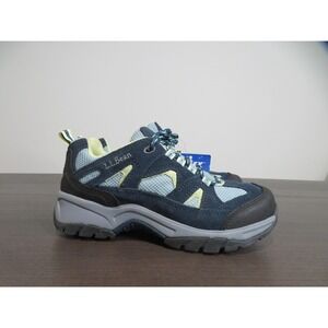 L.L. Bean Hiking Shoes Womens 7.5 Blue Waterproof Mesh Trail Walking Sneakers
